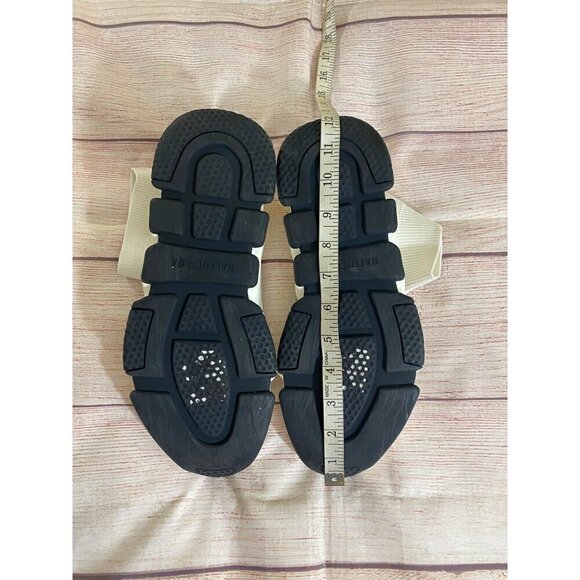 Balenciaga Men's White Speed Cloth Trainers Boots - 11 - Picture 8 of 14